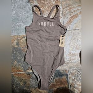 NWT small NOBULL Women's One Piece In FALLEN ROCK Color